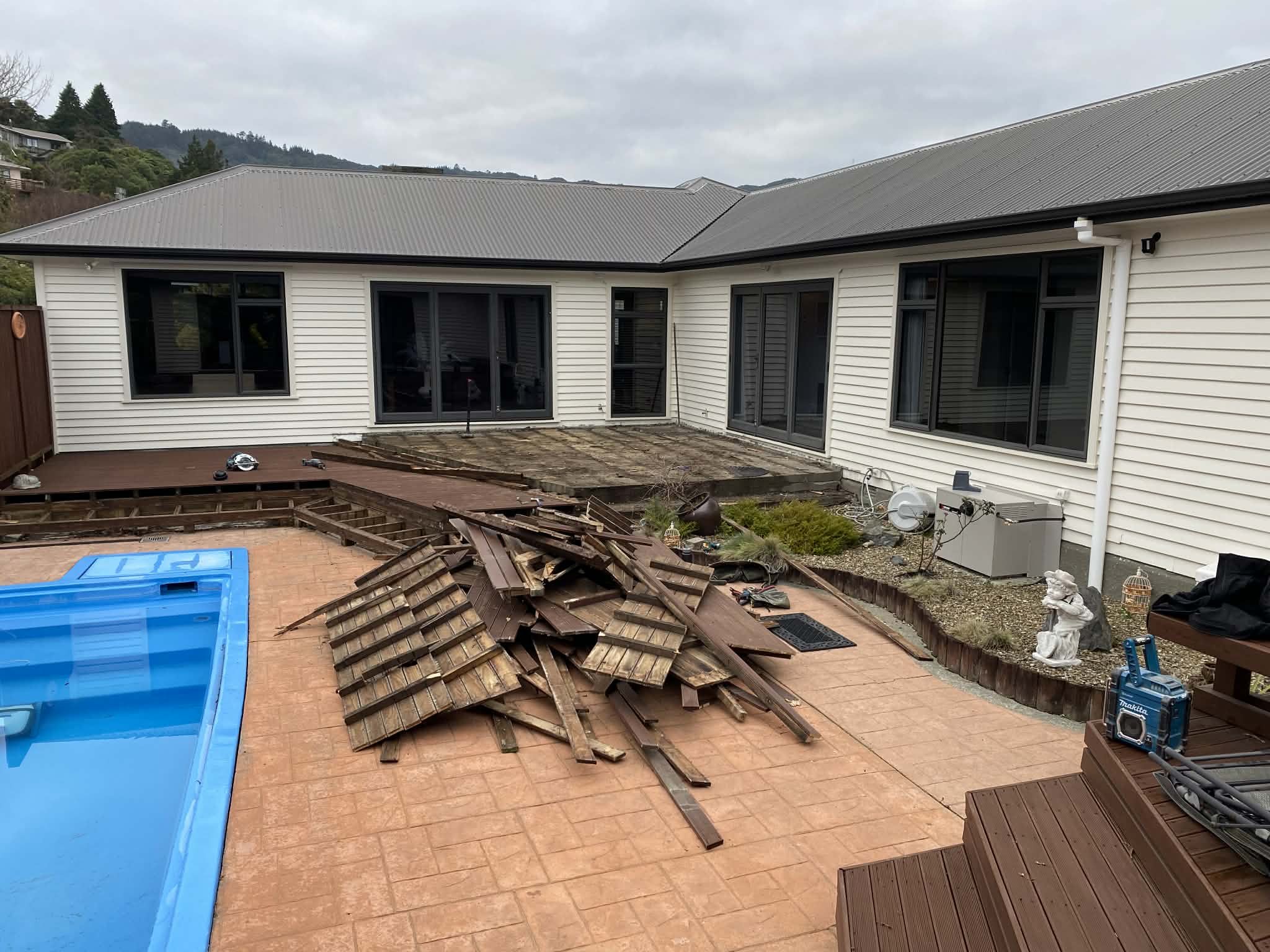 - Old Deck South Face - Decking